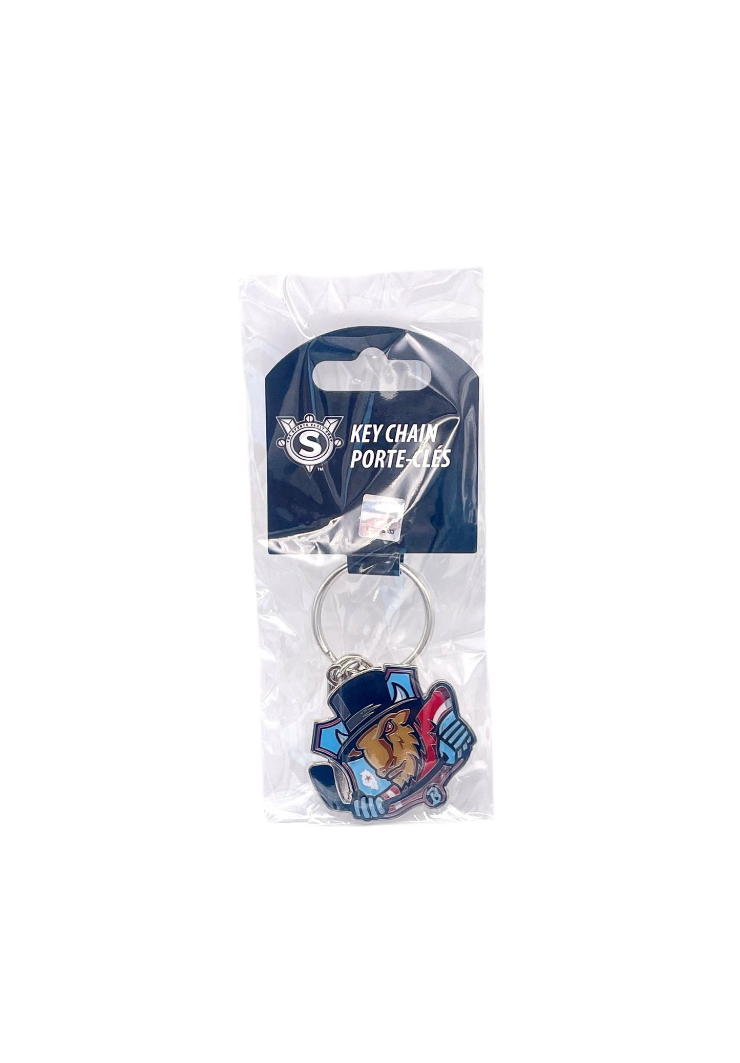 Bison Logo Key Chain