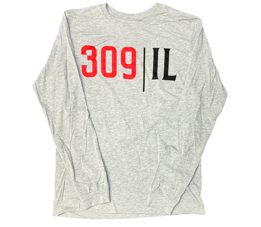 Adult Grey Bison 309|IL Long Sleeve T