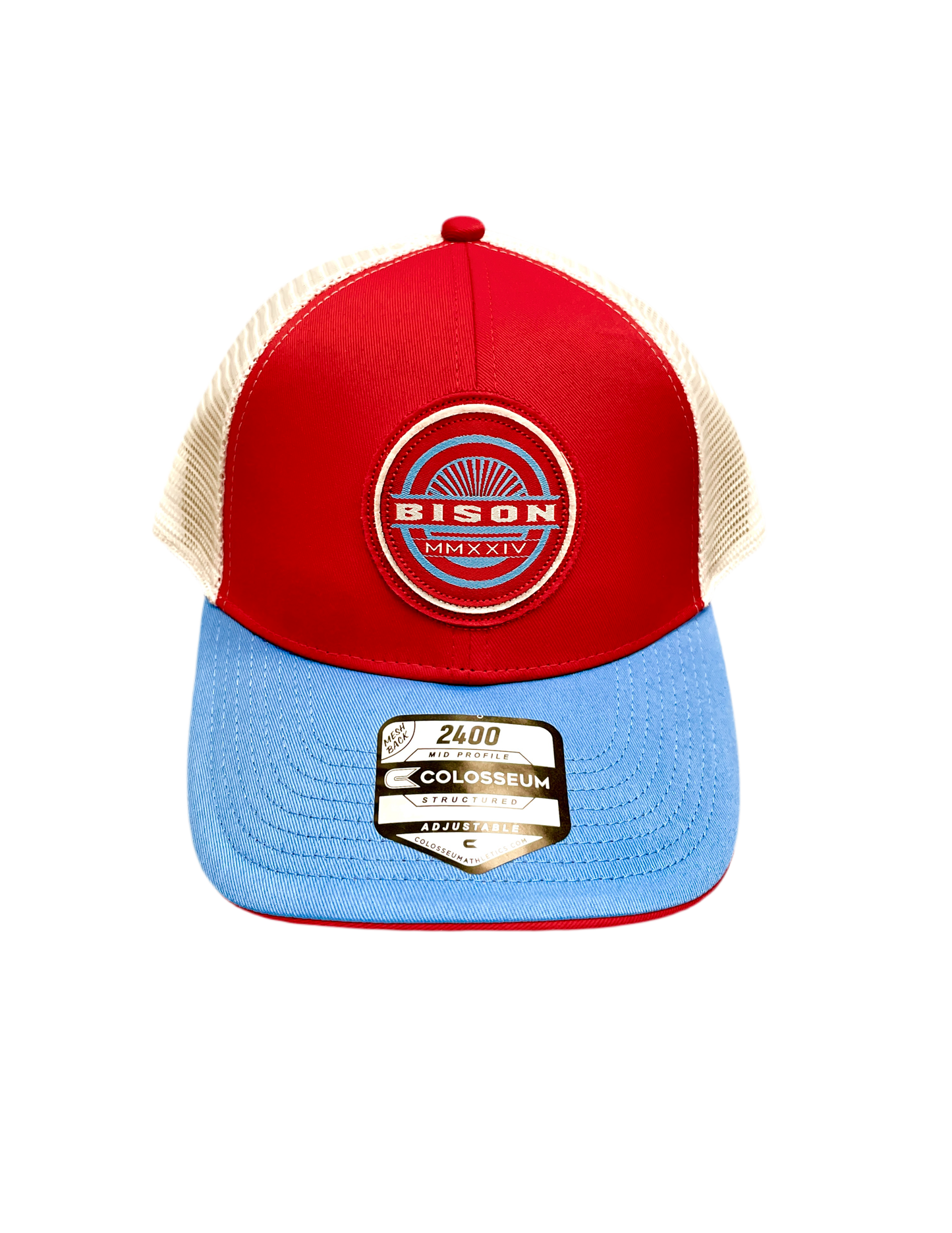 Bison Red/Blue Rabi Hat