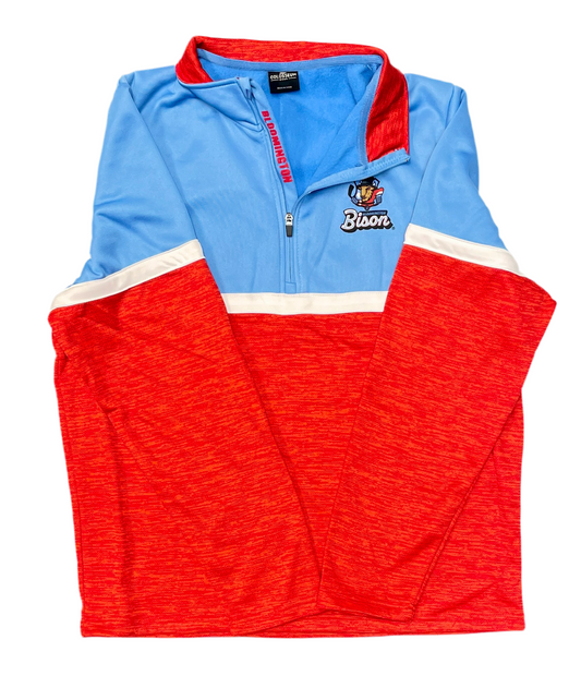 Adult Go Bison Athletic 1/2 Zip