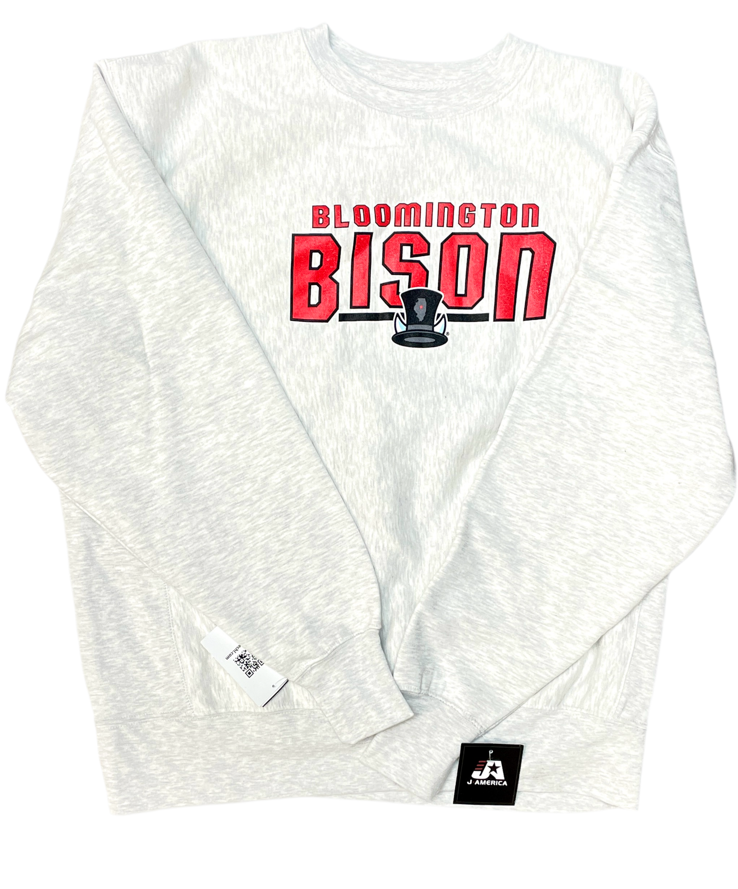 Adult Ash Sport Weave Crewneck
