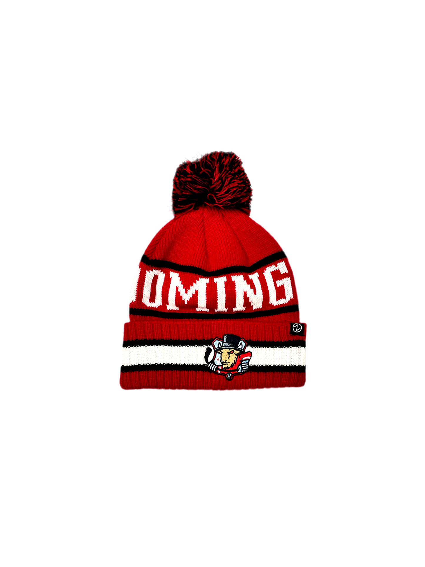 Red Freestyle Bison Beanie (Hat)