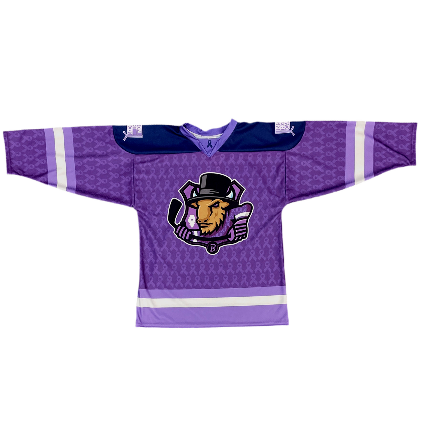 Adult Bison Fight Cancer Replica Jersey