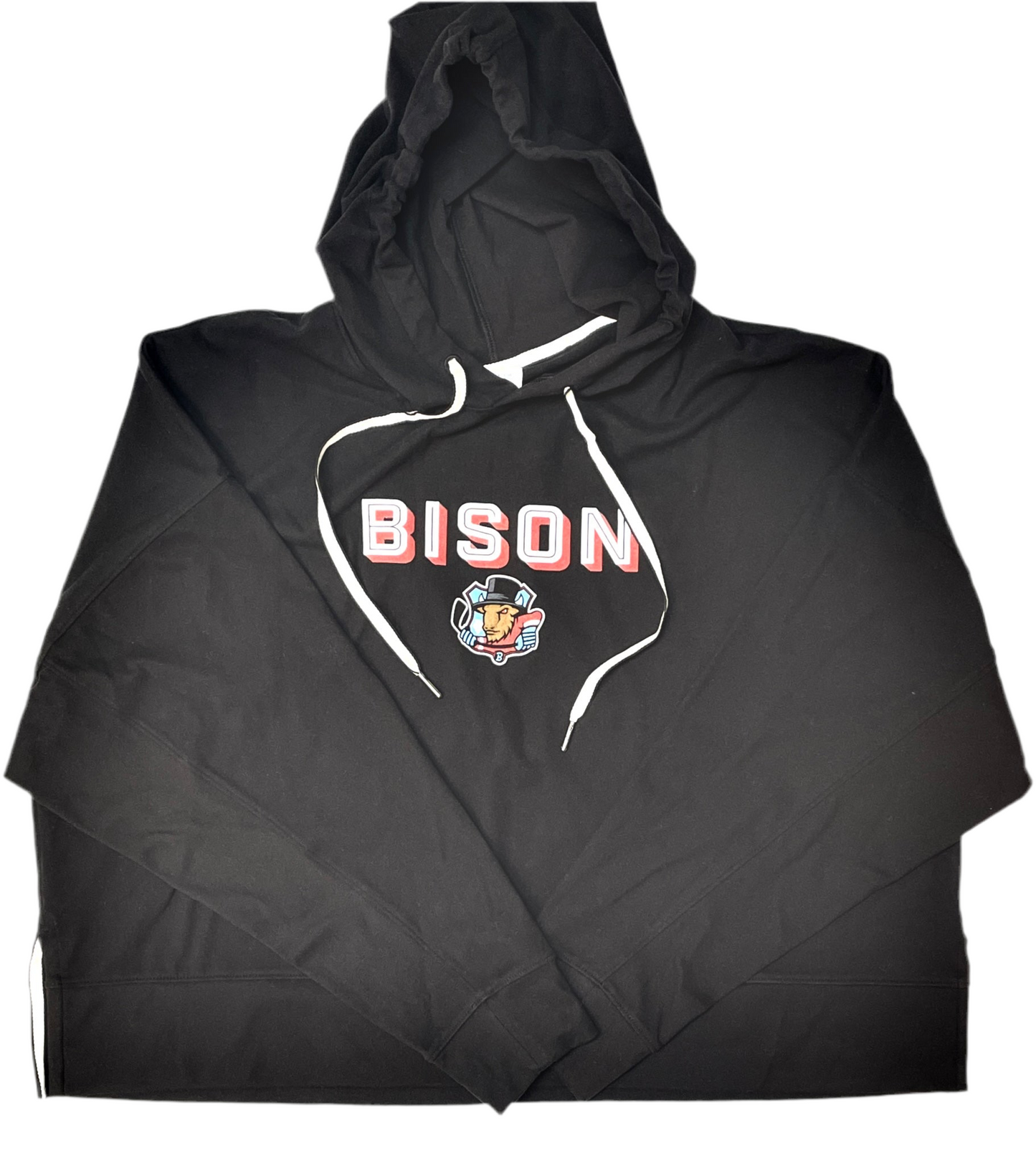 Adult Women Suede Black Hoodie