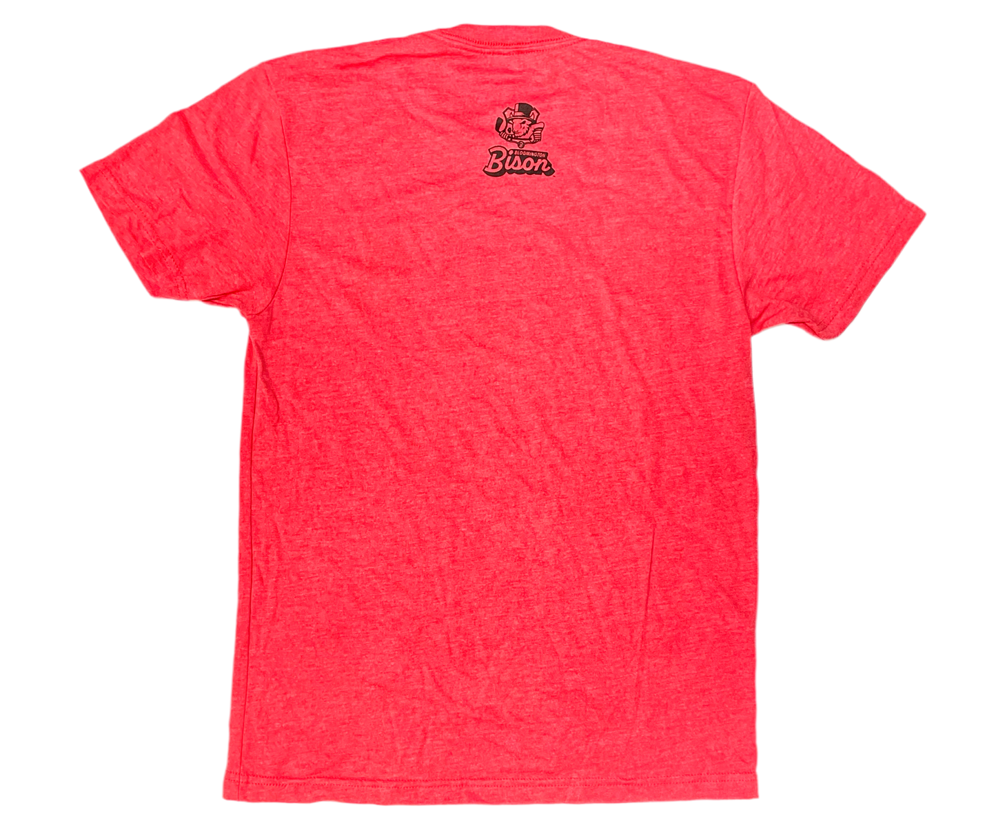 Adult Red Vintage Bison 309|IL Short Sleeve T