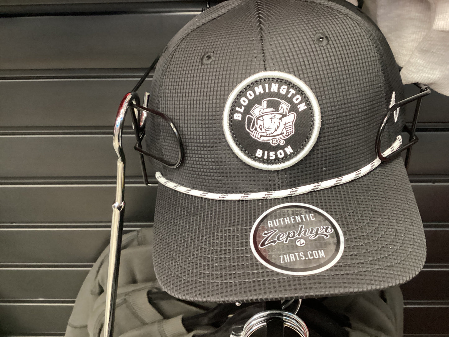 Irongrid Black rope hat