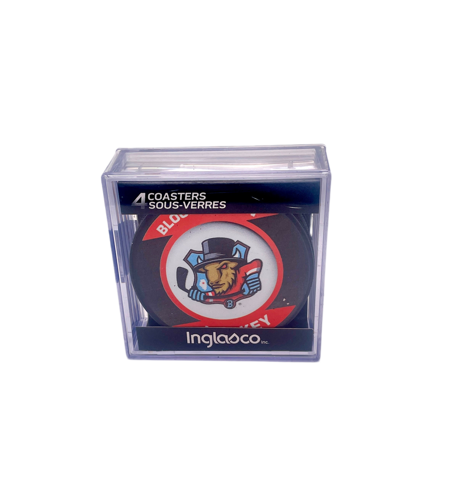 Bison Table Puck Coasters