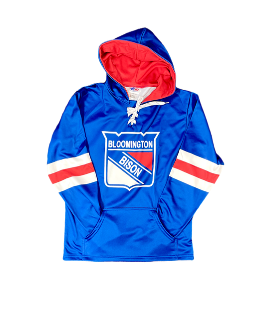 Adult Bison Blue Rangers Night Hoodie