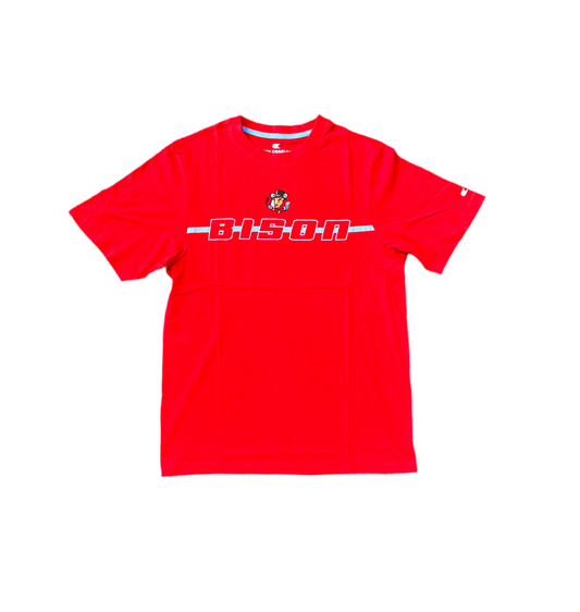 Adult Bison Red Teller T-Shirt