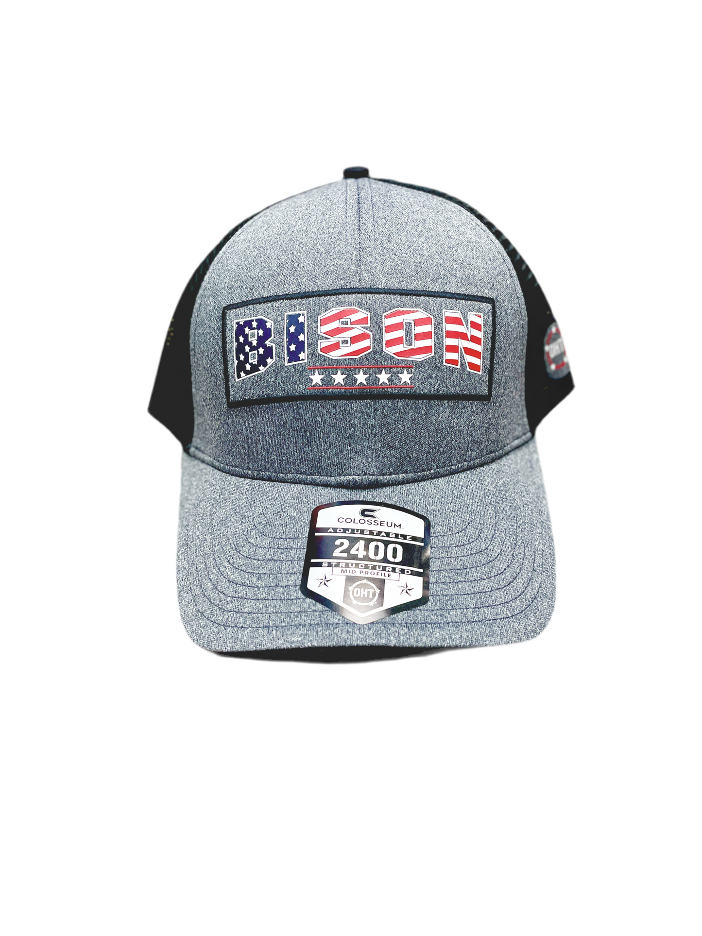 Bison OHT Grey/Black AEC Hat
