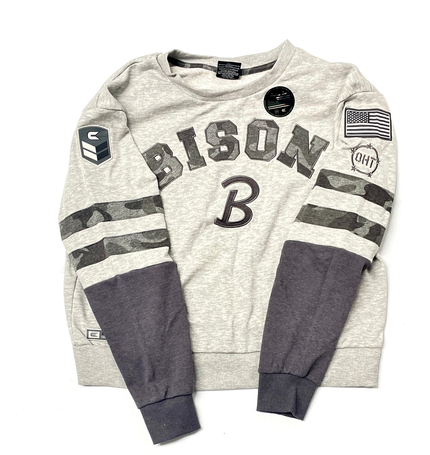 Adult Women Bison OHT Oorah Scoop Crewneck