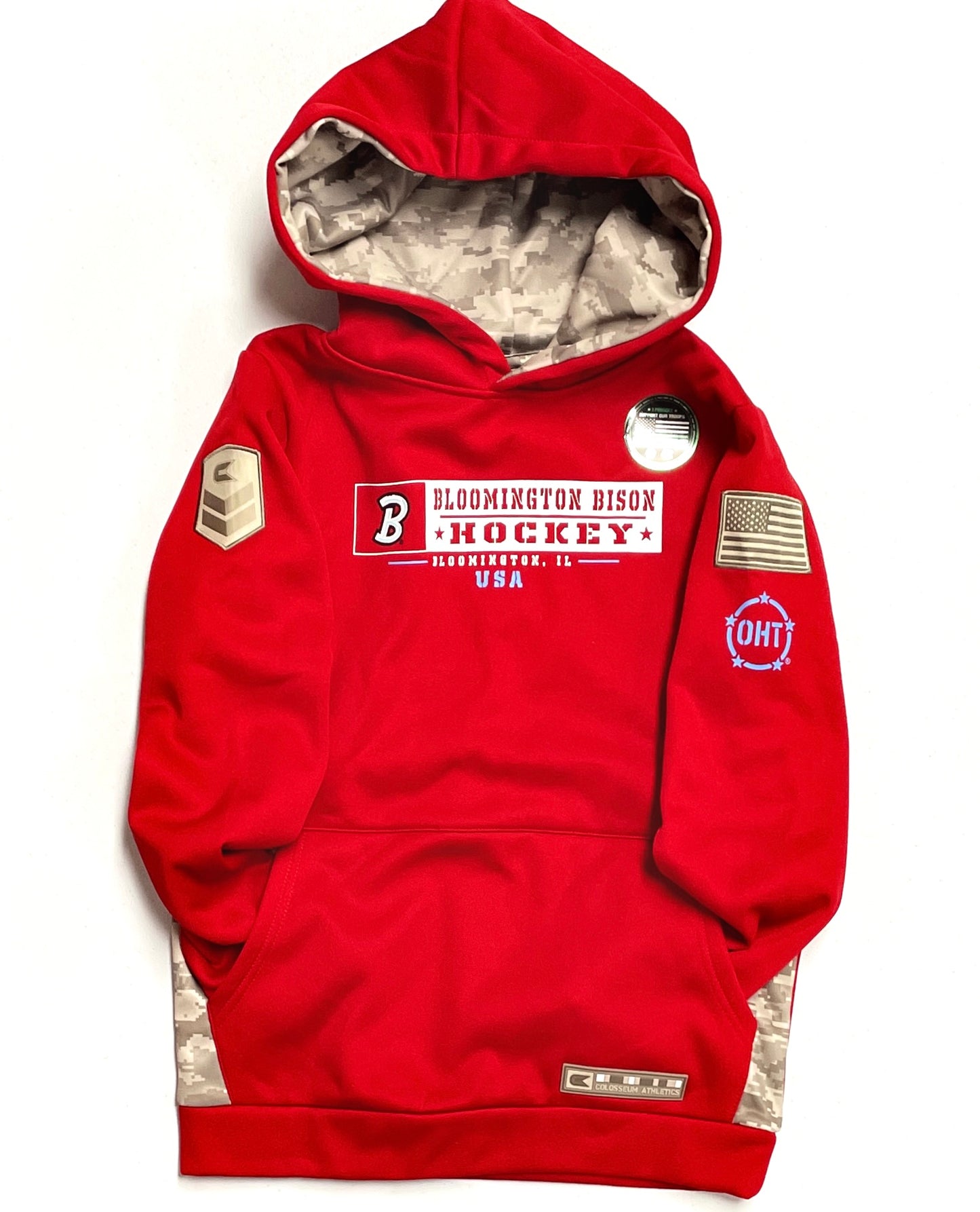Youth Bison MOS OHT Fleece Hoodie