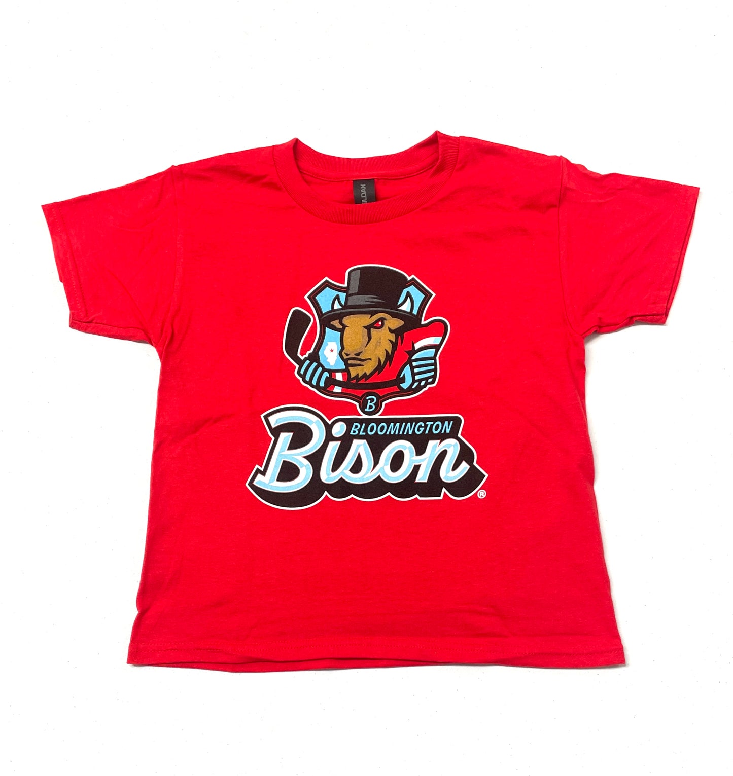 Youth Basic Red Bison T