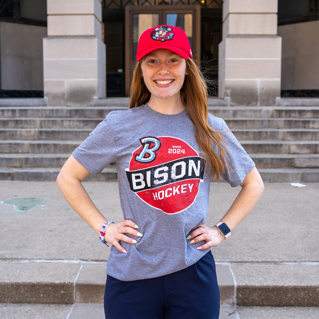 Adult Bison Retro T-Shirt