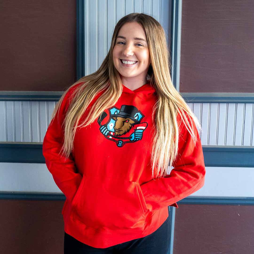 Adult Women Red Allday Hoodie