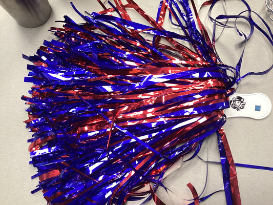 Metallic pom poms