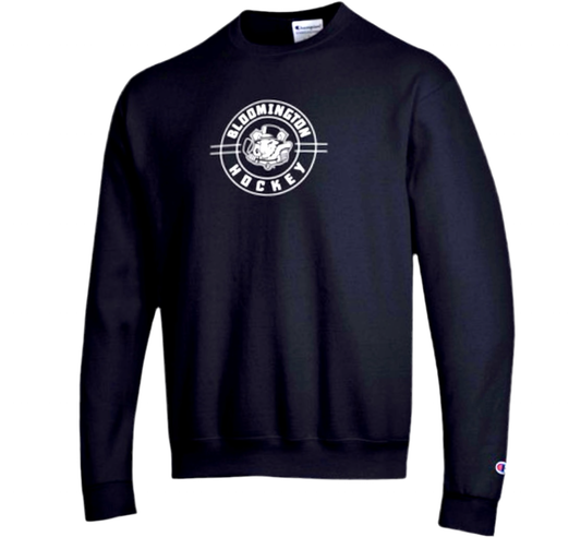 Adult Black Bloomington Hockey Crew