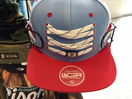 Blue Flat Lacer hat