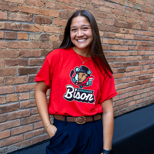 Adult Basic Red Bison T