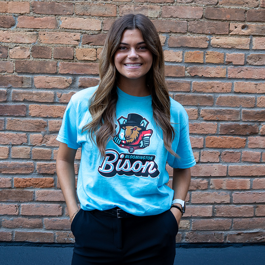 Adult Basic Sky Logo T
