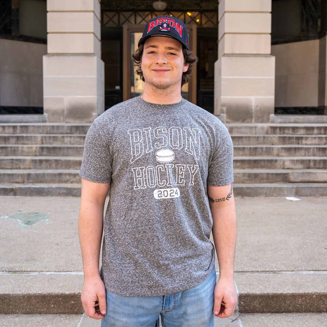 Adult Bison Snow T-Shirt