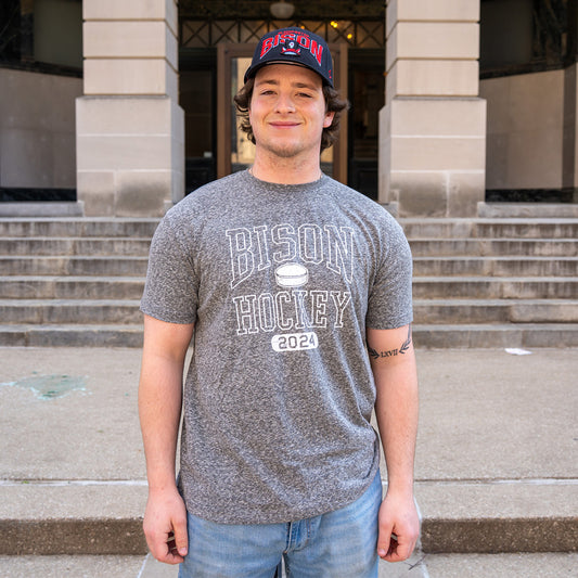 Adult Bison Snow T-Shirt