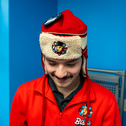 Red N’ Tan Ear Flap Hat