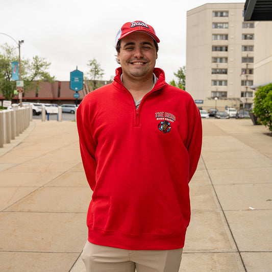 Adult Red The Herd 1/4 Zip